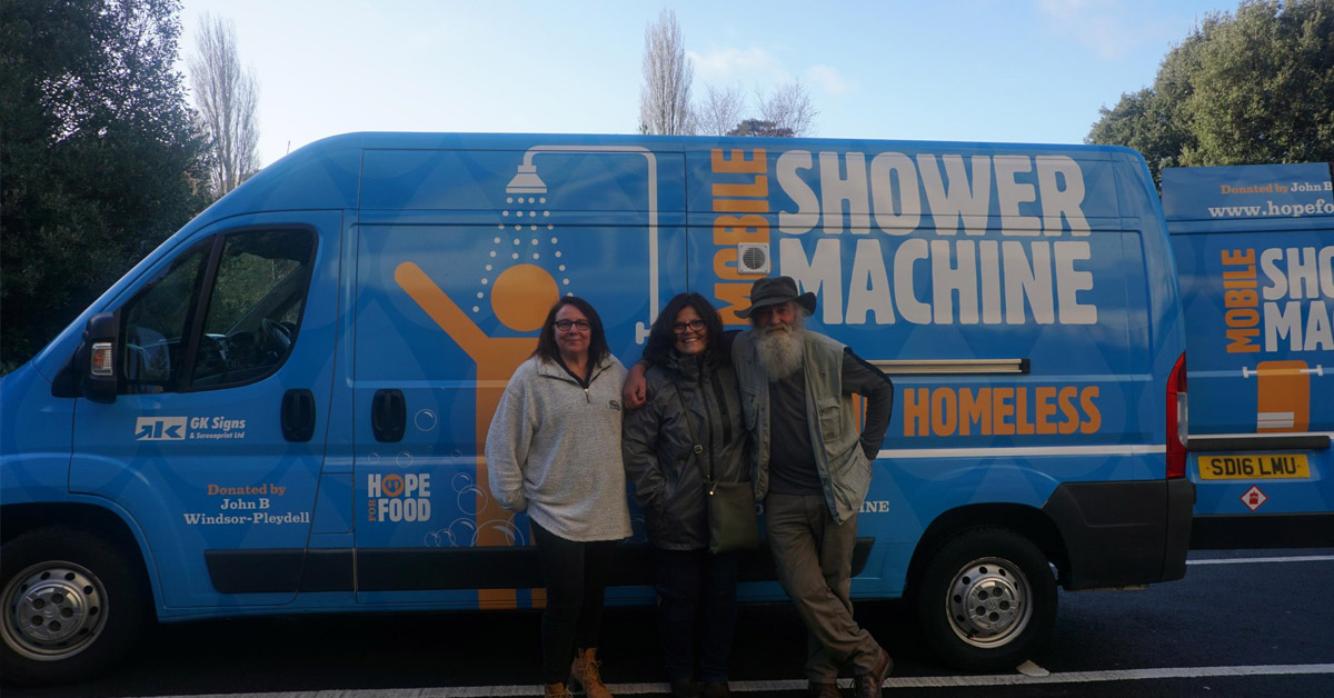 The First Mobile Shower Unit For Homeless People Has Launched In The UK